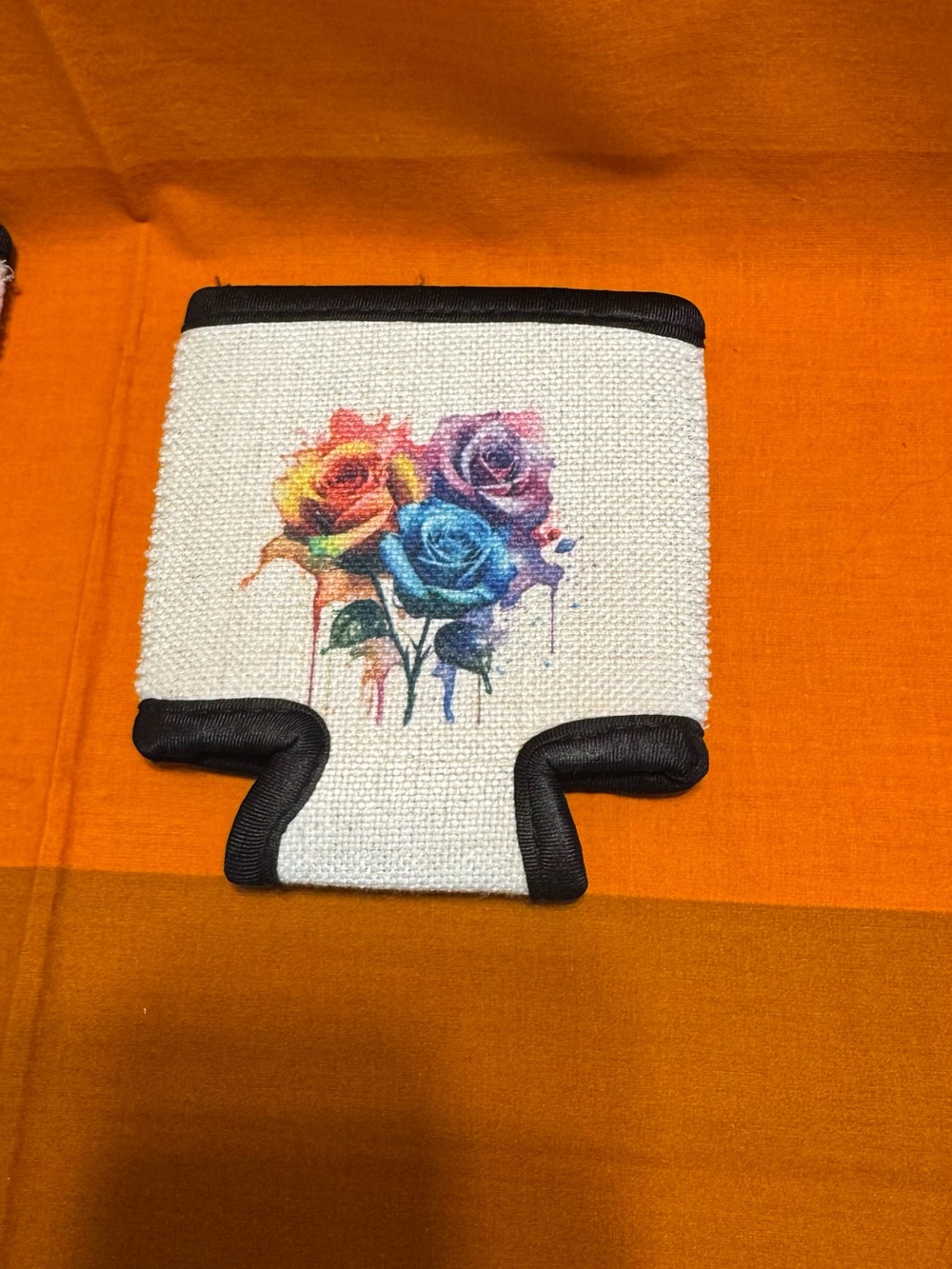 Linen sublimated can Koozie